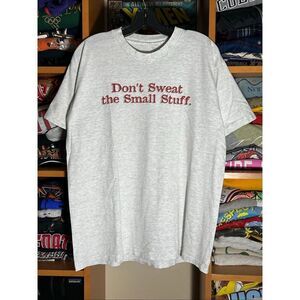 Vintage 90s Dont Sweat The Small Stuff Jesus Tee